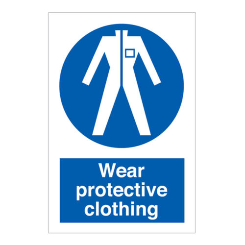 Wear Protective Clothing Sign (30062V)